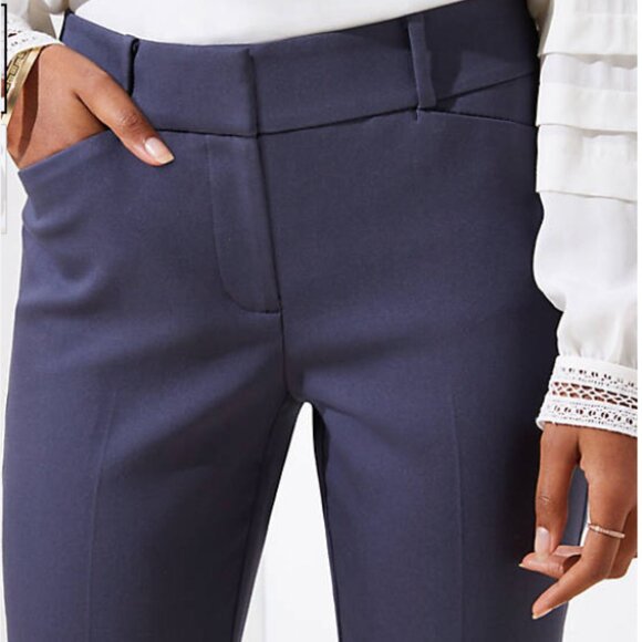 Navy LOFT Petites Marisa Skinny Ankle Pants - Picture 1 of 10